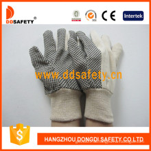 Polka Handschuhe Schwarz Punkte Garten Handschuhe Sicherheits-Handschuh (DCD301)